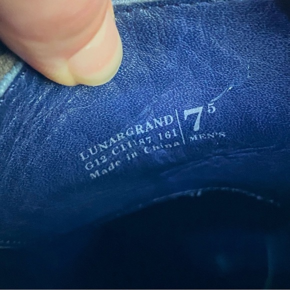 Cole Haan Brown Mens Lunargrand Leather Chukka Boots - Picture 4 of 5